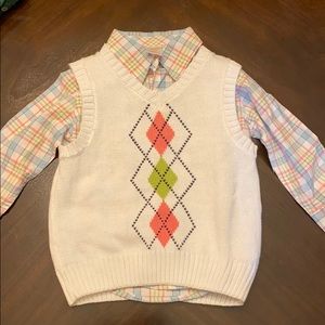 Vest and dress combo